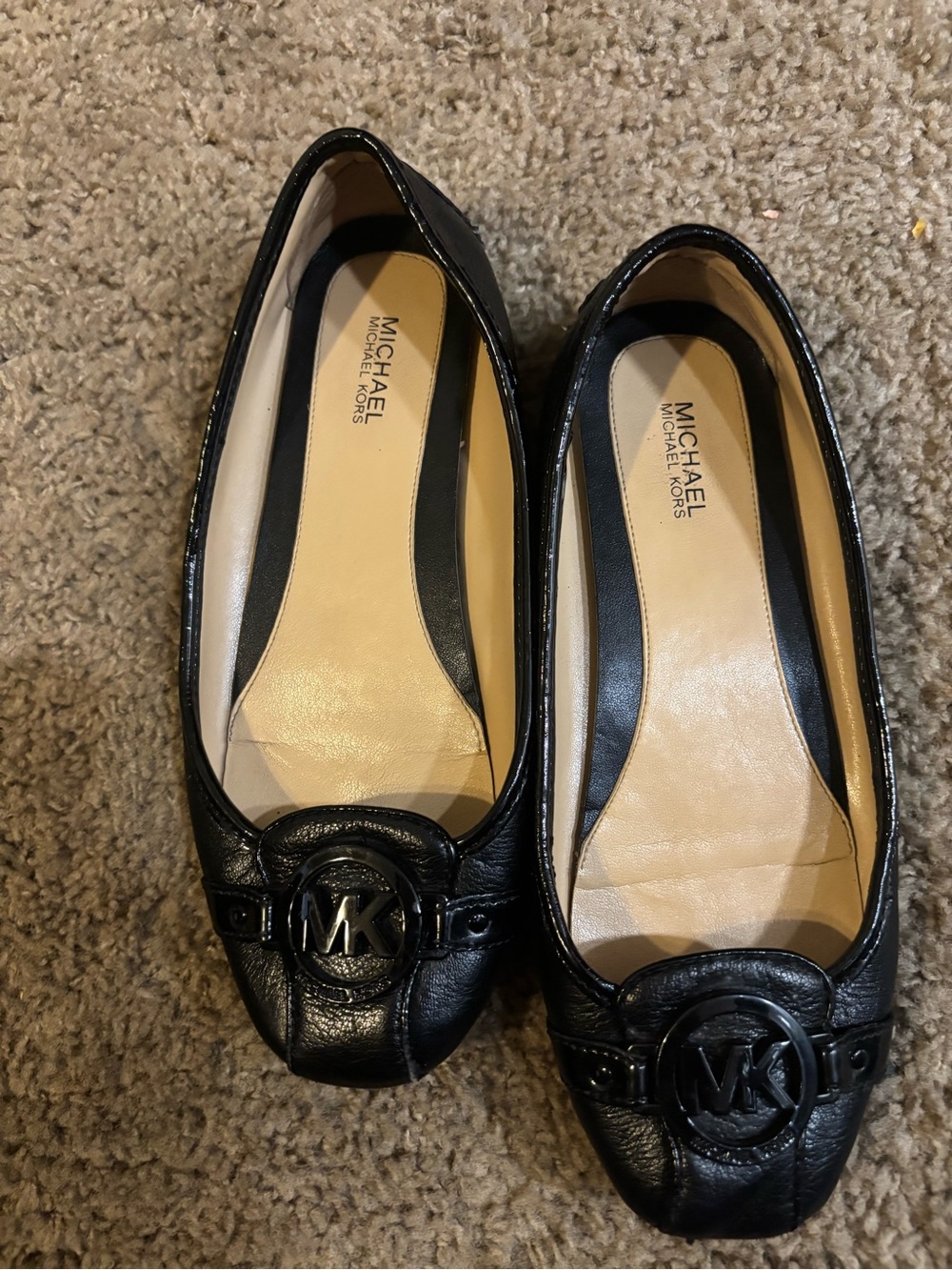 Michael Kors Black Fulton Flats women's 7.5 - Picture 4 of 8